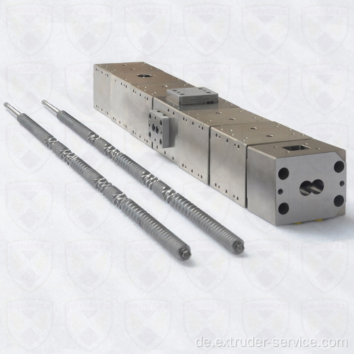 Mikro-Parallel-Doppelextruder Schneckenzylinder